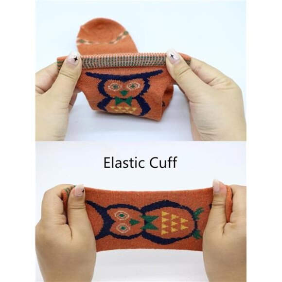 5Pack Womens Warm Wool Soft Cozy Crew Socks Cute - Picture 5 of 7